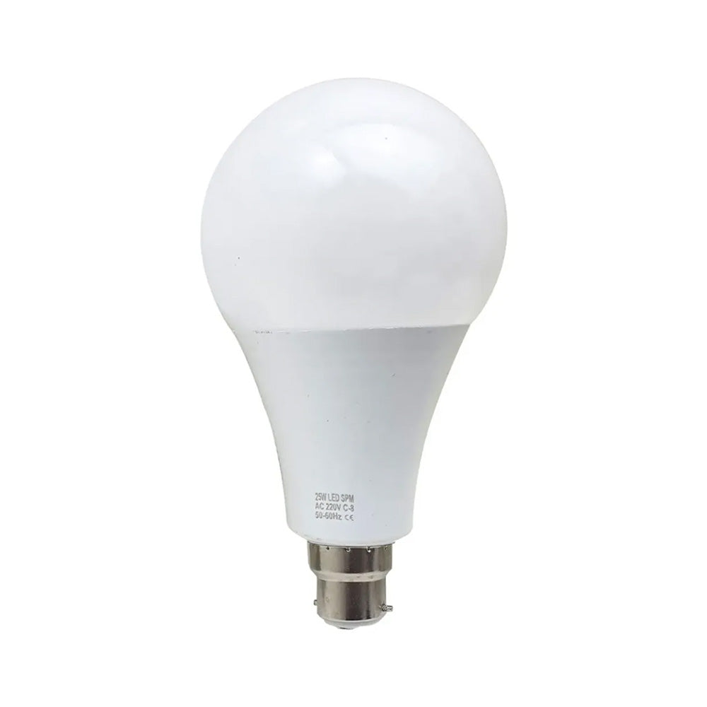 B22 25W LED Non Dimmable Energy Saving Light Bulbs - Cool White