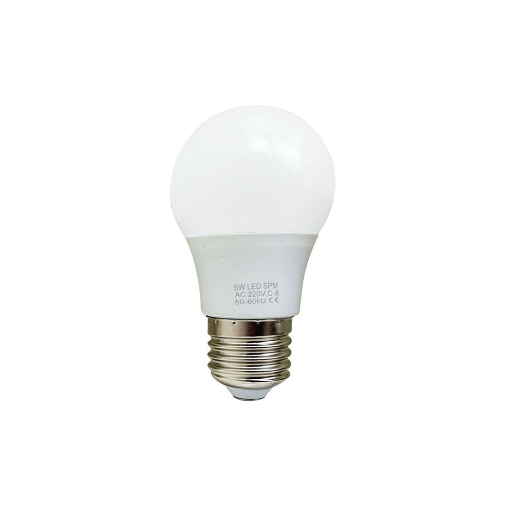 E27 5W LED Non Dimmable Energy Saving Light Bulbs - Warm White 3500K