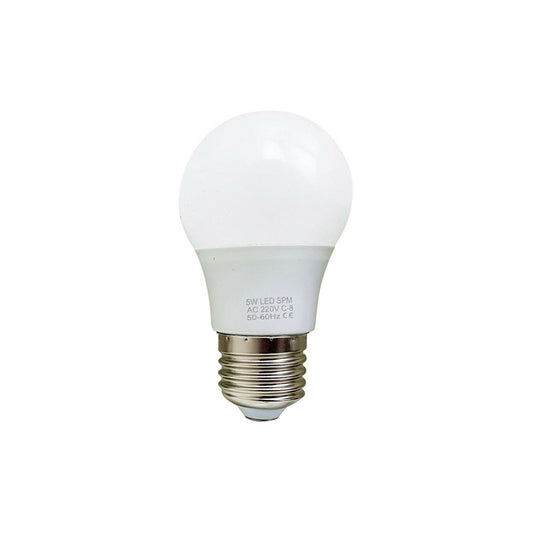 E27 5W LED Non Dimmable Energy Saving Light Bulbs - Warm White 3500K