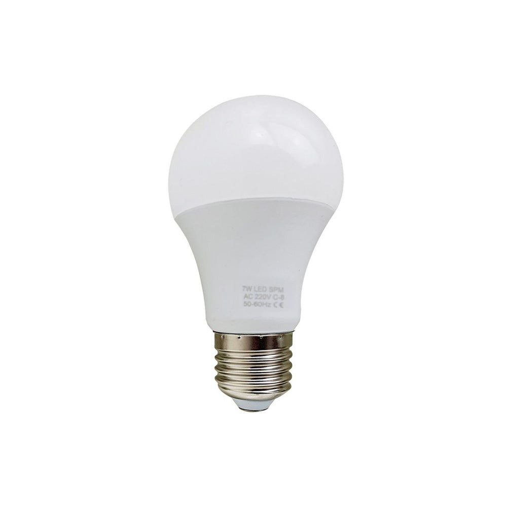 E27 7W LED Non Dimmable Energy Saving Light Bulbs - Cool White 6000K