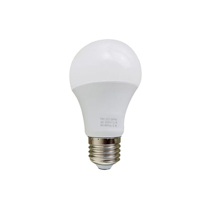 E27 7W LED Non Dimmable Energy Saving Light Bulbs - Warm White 3500K