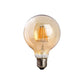 G95 E27 8W Edison Dimmable LED Bulb - Vintage Amber - Warm White