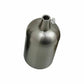 Satin Nickel E27 Vintage Smooth Metal Pendant Lamp Holder - Edison Screw Bulb Holder