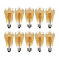 ST64 E27 8W Edison Dimmable LED Bulbs - Vintage Amber - Warm White 2700K - 10 Pack