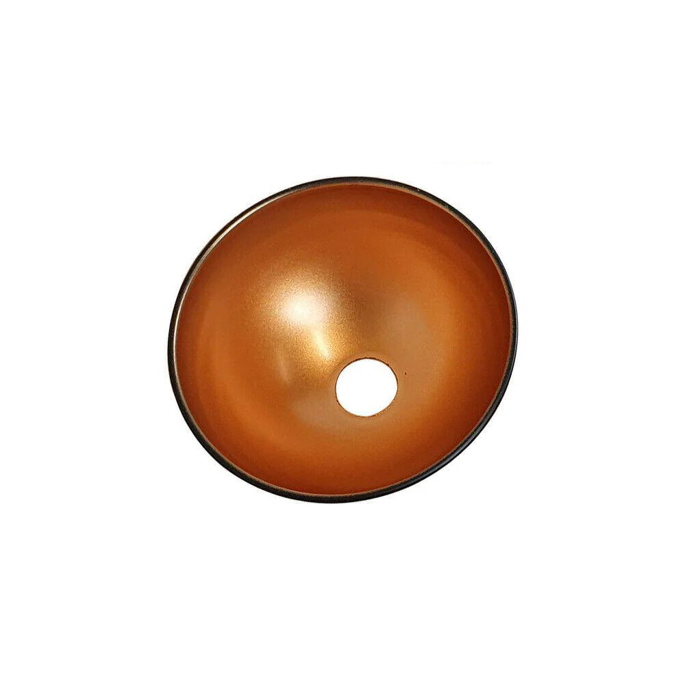 Black (Dark Gold Inner) Dome Industrial Swan Neck Wall Light