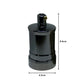 Black E27 Vintage Industrial Metal Pendant Lamp Holder - Decorative Bulb Holder