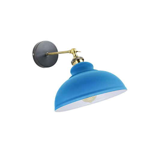 Blue Dome Vintage Wall Light