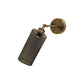 Brushed Copper Cage Cylinder Wall Light