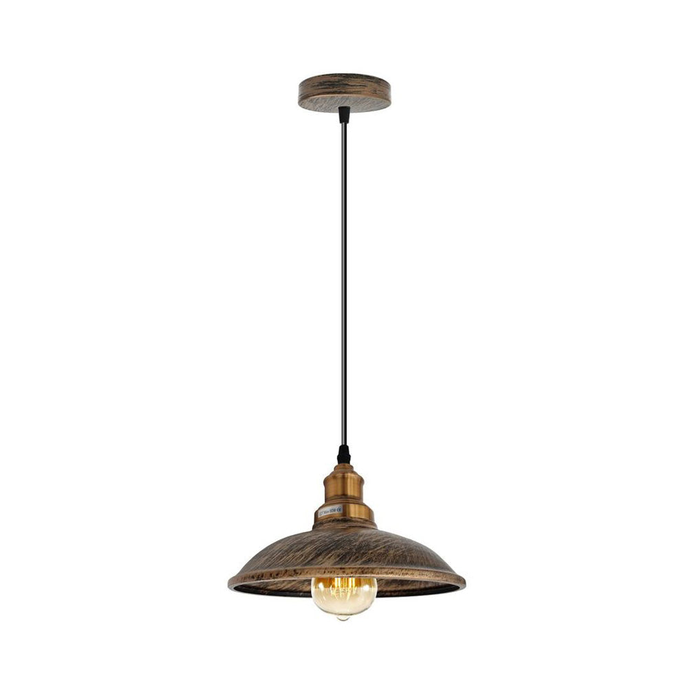 Brushed Copper Vintage Industrial Ceiling Pendant Light