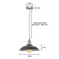 Brushed Silver Vintage Industrial Ceiling Pendant Light