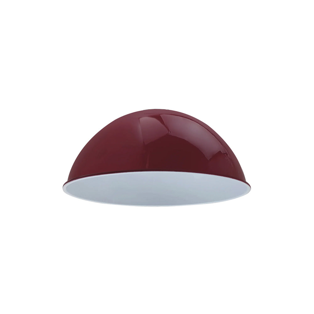 Burgundy Dome Light Shade - Medium