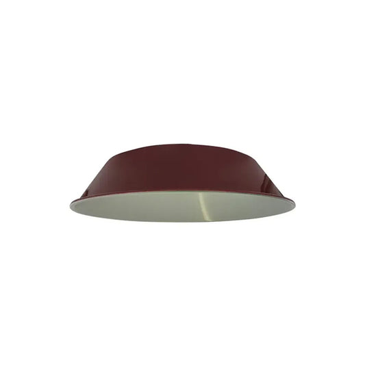 Burgundy Bowl Industrial Retro Light Shade