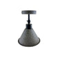 Grey Stone Effect Flush Ceiling Light
