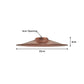 Copper Flat Vintage Light Shade