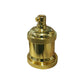 French Gold E27 Vintage Metal Pendant Lamp Holder - Decorative Bulb Holder