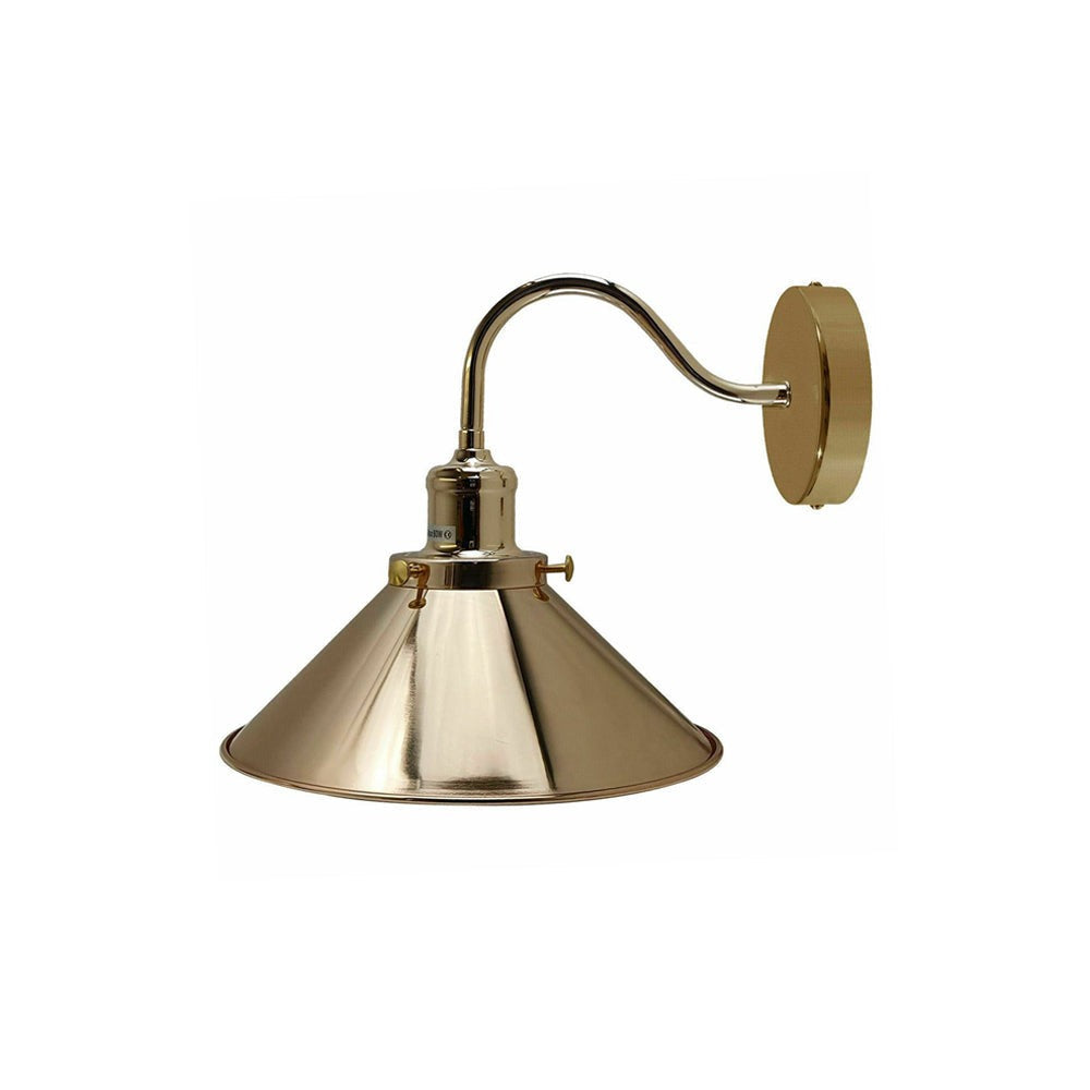 French Gold Retro Swan Neck Wall Light