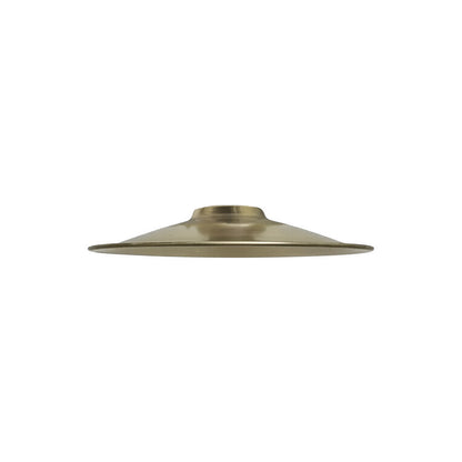 Green Brass Flat Vintage Light Shade