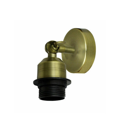 Green Brass Industrial Adjustable Wall Light - Without Bulb