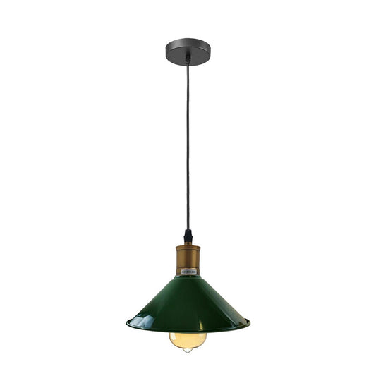 Cone Industrial Style Pendant Light in 7 Colours