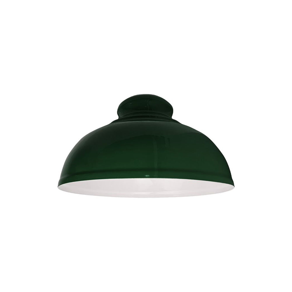 Green Dome Vintage Light Shade - Medium