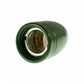 Green E27 Retro Ceramic Pendant Lamp Holder - Vintage Bulb Holder