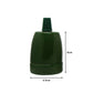 Green E27 Retro Ceramic Pendant Lamp Holder - Vintage Bulb Holder