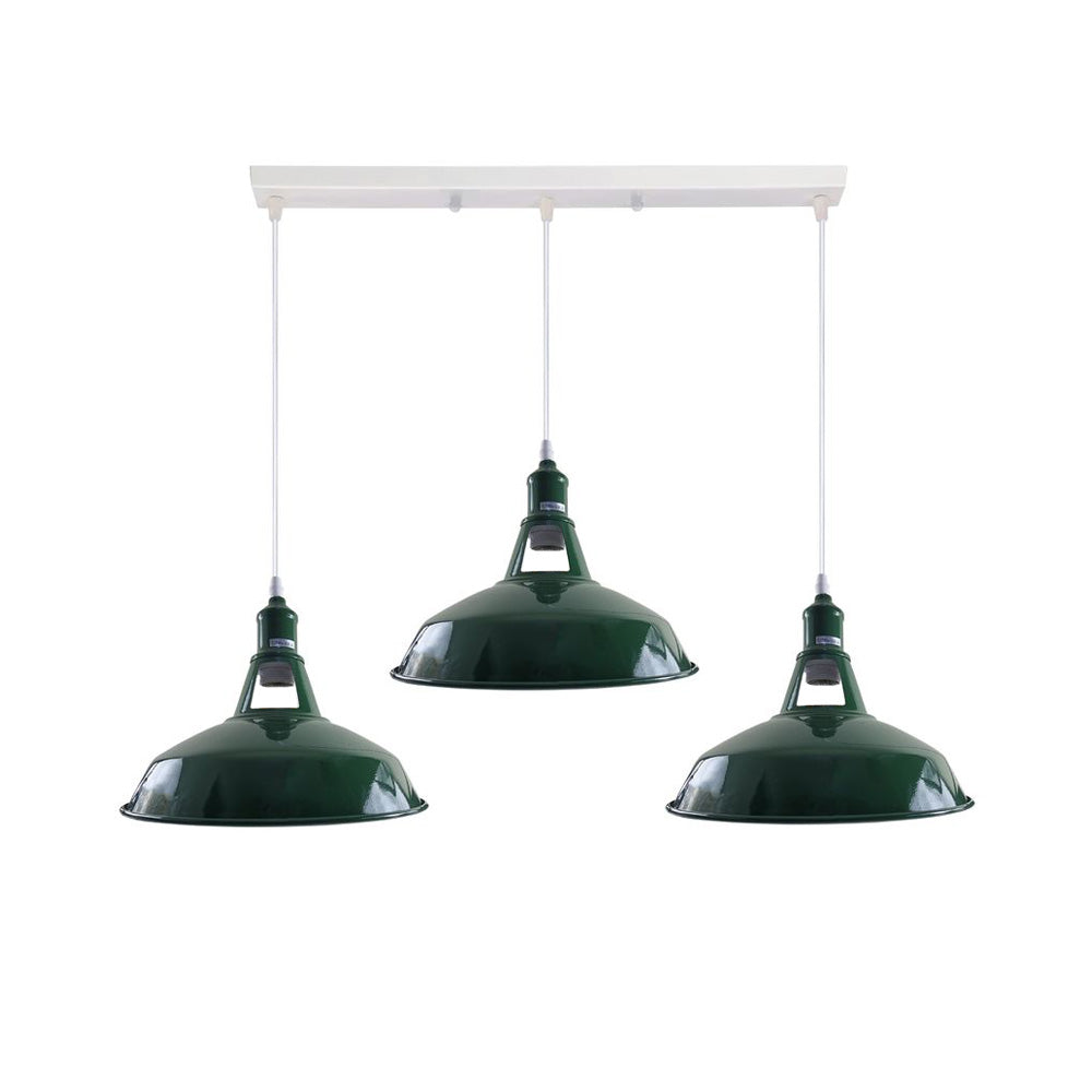 Green Barn Industrial Style 3 Light Pendant