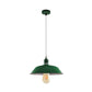 Green Bowl Industrial Retro Pendant Light