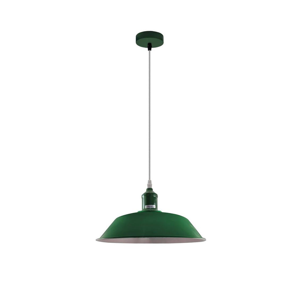 Bowl Industrial Retro Pendant Light in 2 Colours