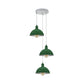 Small Dome Triple Pendant Light