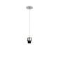 Industrial Chrome Pendant Light Fitting - Without Bulb