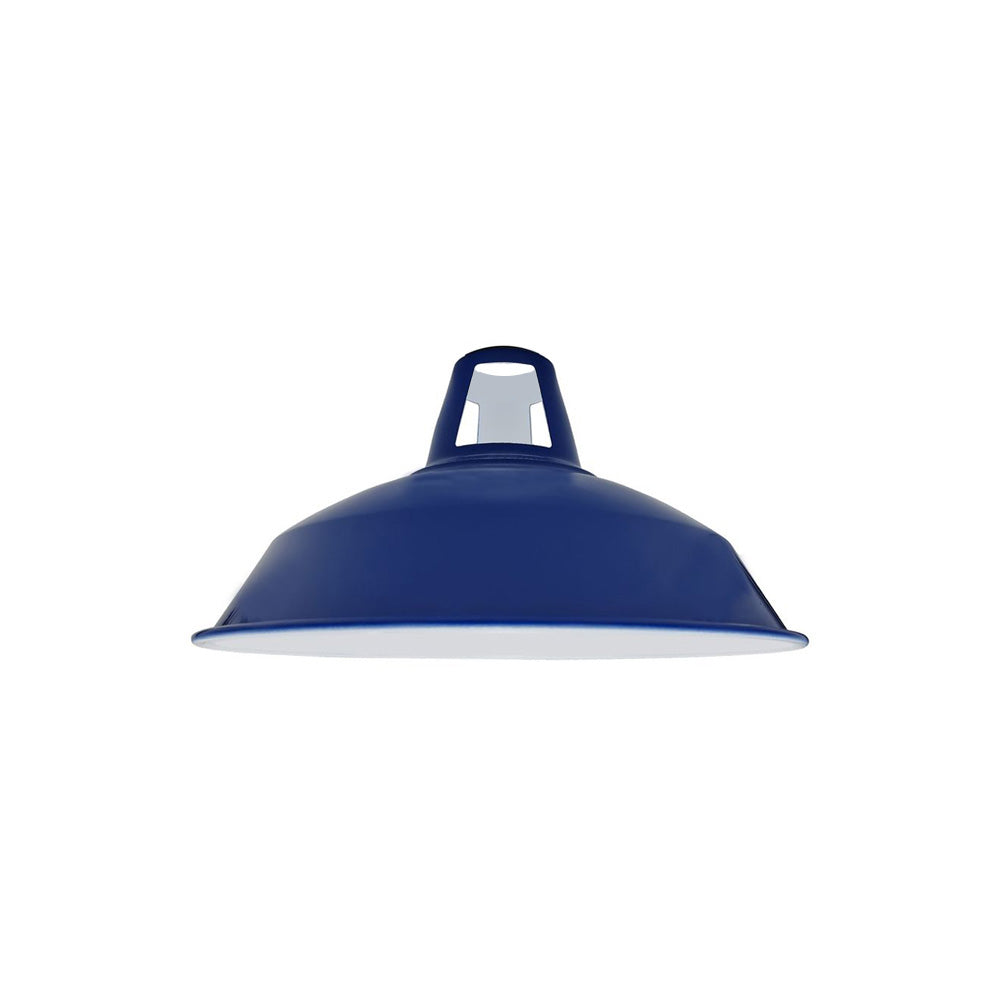 Navy Blue Barn Industrial Light Shade