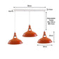 Orange Barn Industrial Style 3 Light Pendant