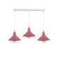 Cone Industrial Style 3 Light Pendant in 9 Colours