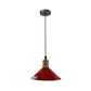 Red Cone Industrial Style Pendant Light