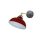 Red Dome Vintage Wall Light