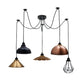 Retro Spider 5 Cluster Pendant Light