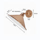 Rose Gold Cone (White Inner) Retro Adjustable Wall Light - Without Bulb