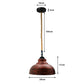 Brushed Copper Dome Vintage Ceiling Pendant Light