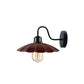 Rustic Red Umbrella Swan Neck Wall Light