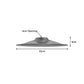 Satin Nickel Flat Vintage Light Shade