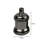 Black E27 Vintage Metal Pendant Lamp Holder - Decorative Bulb Holder