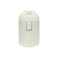 White E27 Bakelite Plastic Pendant Lamp Holder - Edison Screw Bulb Holder