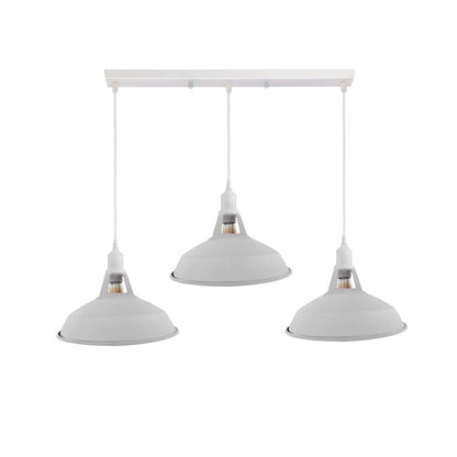 White Barn Industrial Style 3 Light Pendant