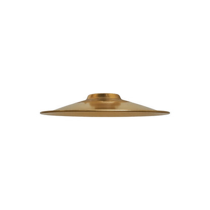 Yellow Brass Flat Vintage Light Shade