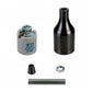 Yellow Brass E27 Vintage Industrial Metal Pendant Lamp Holders - 5 Pack - Decorative Bulb Holders