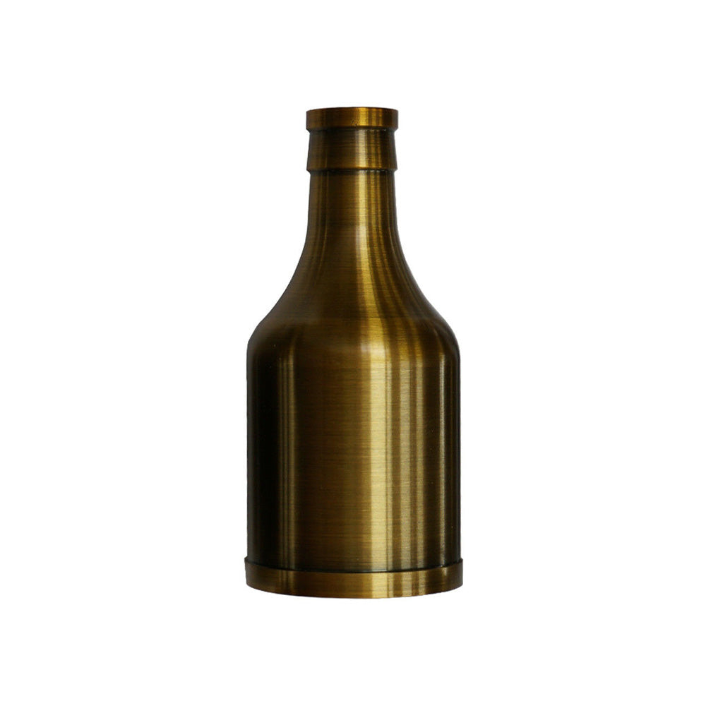 Yellow Brass E27 Vintage Industrial Metal Pendant Lamp Holders - 5 Pack - Decorative Bulb Holders