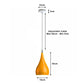 Yellow Modern Teardrop Pendant Light