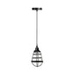 Black Cage Pendant Light