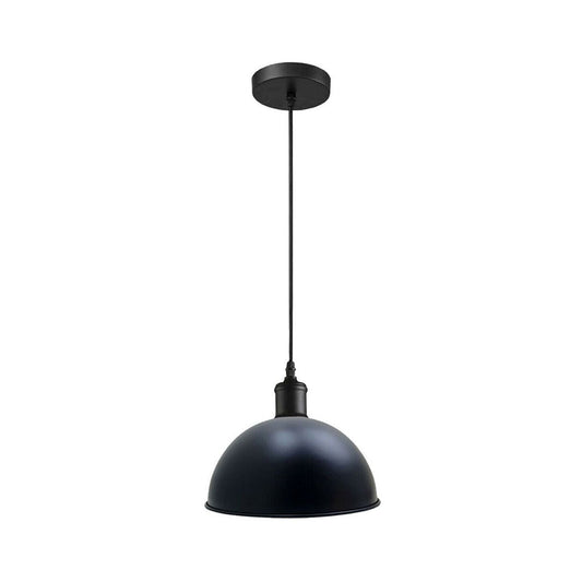 Black Dome Pendant Light